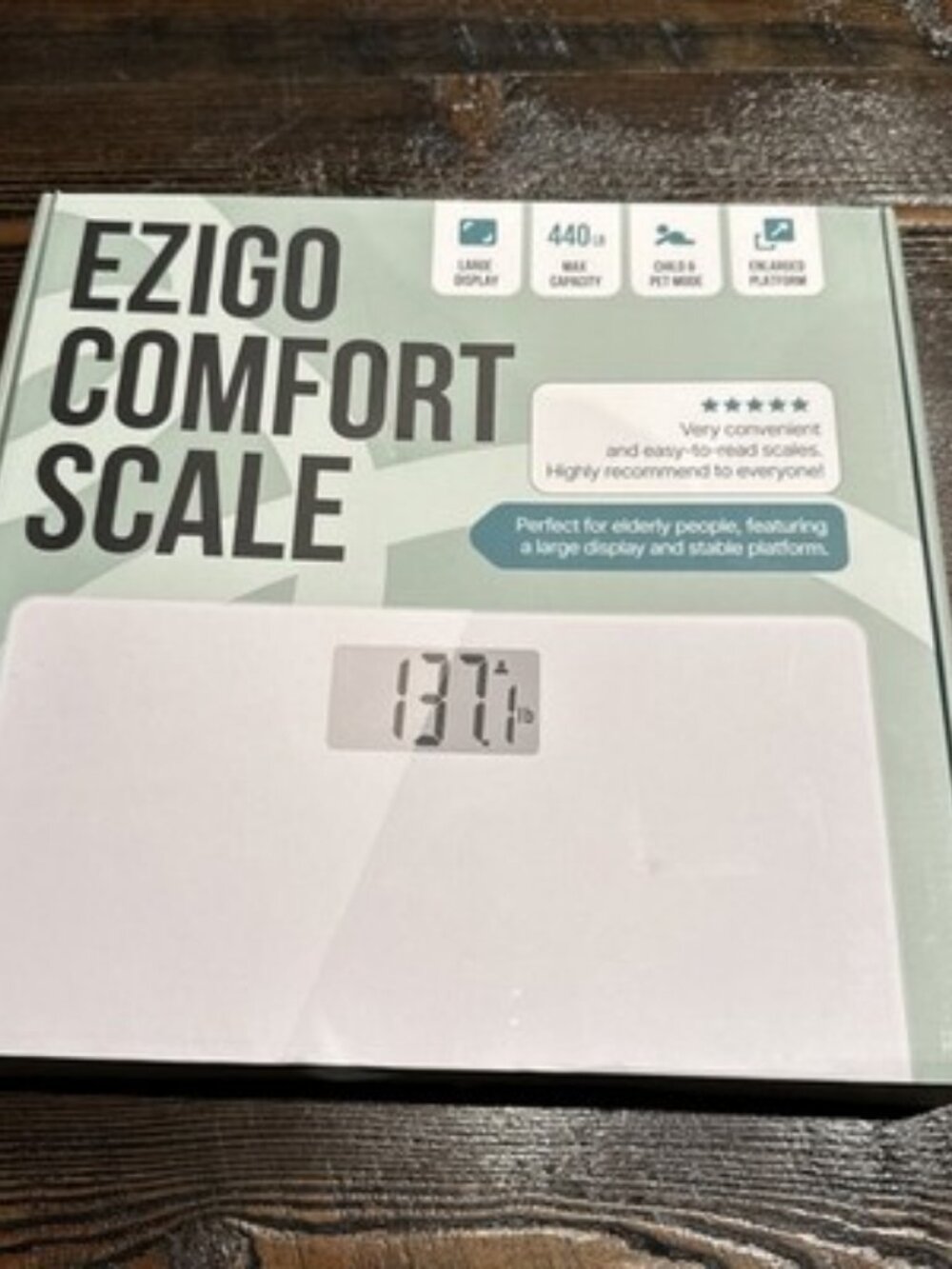 Digital Bathroom Scale for Body Weight Large Platform Display High Capacity